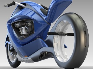 sport bike futuristic concept 3D Модель