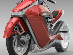sport bike futuristic concept 3D Модель