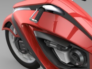 sport bike futuristic concept 3D Модель