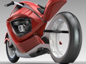 sport bike futuristic concept 3D Модель