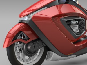 sport bike futuristic concept 3D Модель