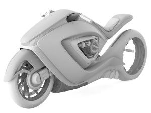 sport bike futuristic concept 3D Модель