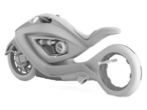sport bike futuristic concept 3D Модель