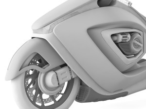 sport bike futuristic concept 3D Модель