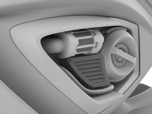 sport bike futuristic concept 3D Модель