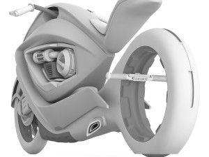 sport bike futuristic concept 3D Модель