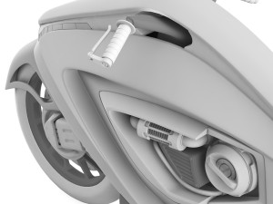 sport bike futuristic concept 3D Модель
