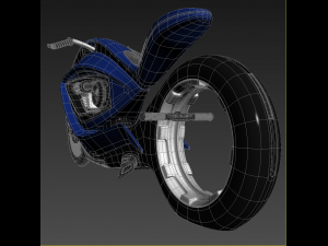 sport bike futuristic concept 3D Модель