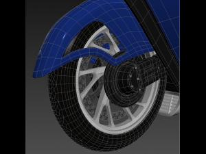 sport bike futuristic concept 3D Модель