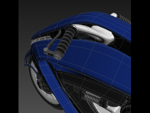sport bike futuristic concept 3D Модель