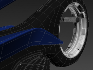sport bike futuristic concept 3D Модель