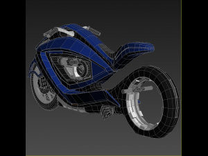 sport bike futuristic concept 3D Модель