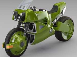 offroad motorcycle concept 3D Модель