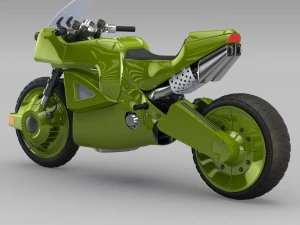 offroad motorcycle concept 3D Model