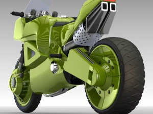 offroad motorcycle concept 3D Model