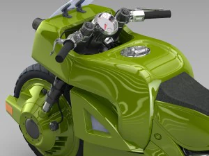 offroad motorcycle concept 3D Model