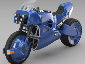 offroad motorcycle concept 3D Model