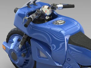 offroad motorcycle concept 3D Model