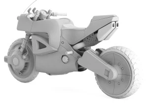 offroad motorcycle concept 3D Model