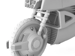offroad motorcycle concept 3D Model