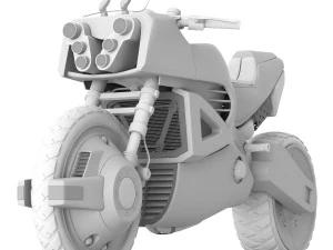 offroad motorcycle concept 3D Model