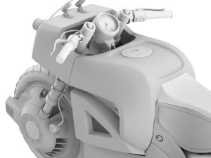 offroad motorcycle concept 3D Model