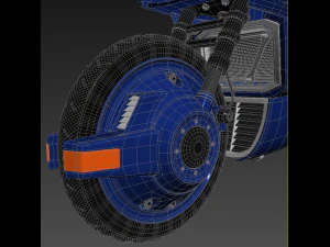 offroad motorcycle concept 3D Model