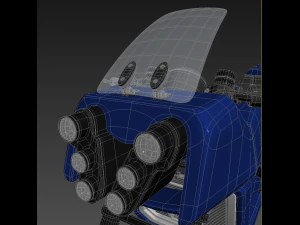 offroad motorcycle concept 3D Model