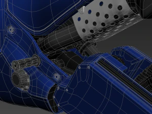 offroad motorcycle concept 3D Model