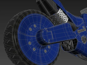 offroad motorcycle concept 3D Model