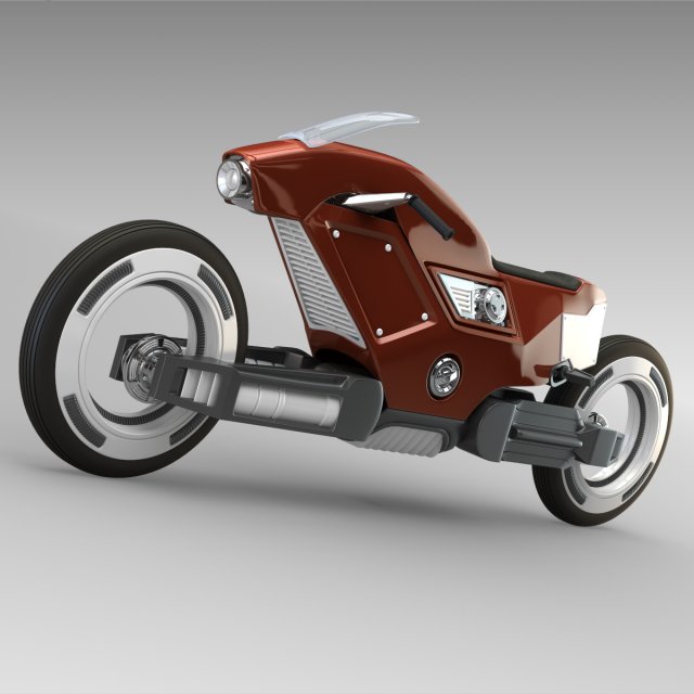 racing sportbike concept 3D मॉडल .c4d .max .obj .3ds .fbx .stl .blend