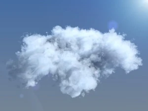 nubes 3d cuadr&iacute;cula de v&oacute;xeles Modelo 3D