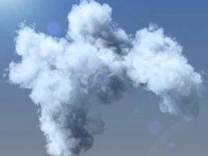 3D воксельна сітка хмар 3D Модель