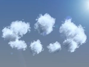 3D воксельна сітка хмар 3D Модель