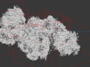3D воксельна сітка хмар 3D Модель
