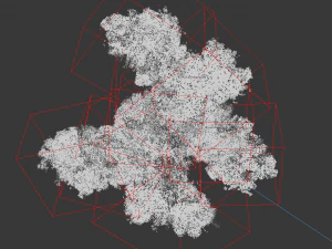 3D воксельна сітка хмар 3D Модель