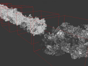 3D воксельна сітка хмар 3D Модель