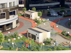city detailed 3d scene Model 3D