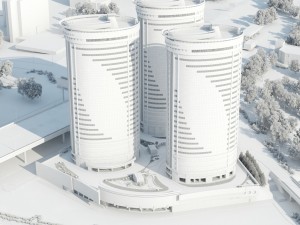 city detailed 3d scene Model 3D