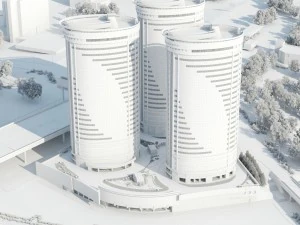 city detailed 3d scene 3D Model