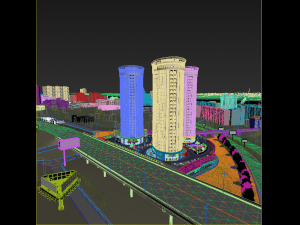 city detailed 3d scene Model 3D