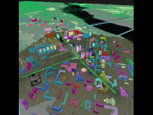 city detailed 3d scene Model 3D