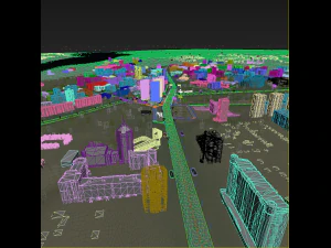 city detailed 3d scene 3D Model