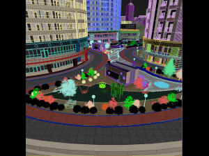 city detailed 3d scene Model 3D