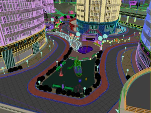 city detailed 3d scene 3D Model