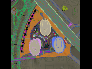 city detailed 3d scene Model 3D