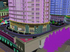 city detailed 3d scene 3D Model