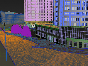 city detailed 3d scene Model 3D