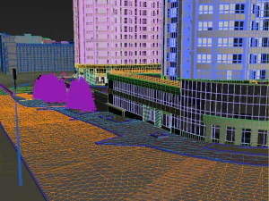 city detailed 3d scene 3D Model