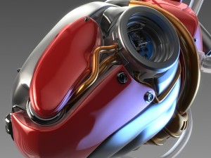 artificial cyber heart 3D Model